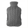 1ABOVE 2 Litre HOT Water Bottle with Premium Soft Knitted Cover for Feet,Shoulder,Hand,Back,Neck,Pregnancy and Menstrual Craps Pain Relief-Grey view 1