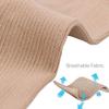 2 Pair Compression Socks Plantar Fasciitis Socks Arch Support Foot Socks Skin Protection High Support Stockings for Men Women (S/M, Beige) view 2