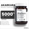 Akarkara Root Extract 10:1 500mg | 120 Capsules | High Strength Herbal Supplement | Pure Botanical Formula | Non-GMO | Vegan Capsules | No Additives | Premium Quality view 3