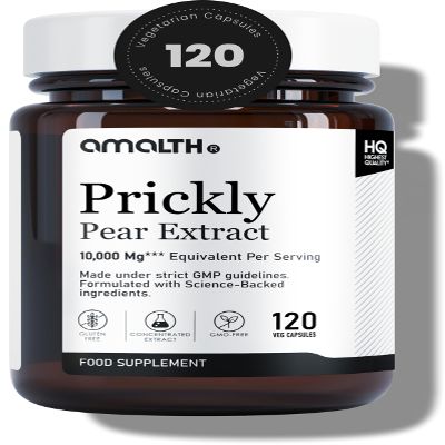 Prickly Pear Fruit Extract 10:1 1000mg 120 Capsules | High Strength Opuntia Ficus Indica | Vegan, Non-GMO, Premium Herbal Supplement for Daily Wellness