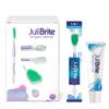 Julibrite Tongue Care Kit | 1 Tongue Gel (50ML) + 1 Tongue Brush | Helps Fight Bad Breath (halitosis) | White Tongue | Fresh Breath | Tongue Scraper | Tongue Scrubber | Tongue Cleaner view 1