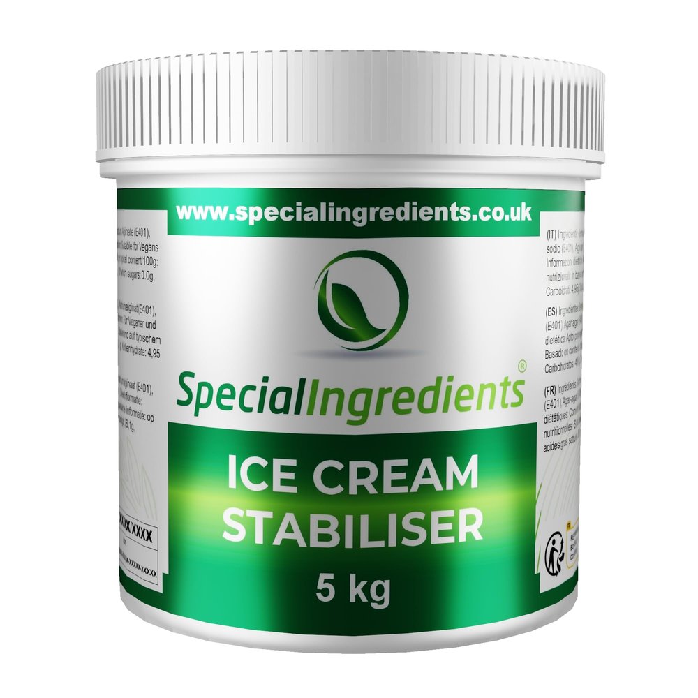 Ice Cream Stabiliser and Improver 5kg - Vegan, Non-GMO, Gluten Free  Recyclable Container