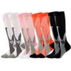 Linghe 4 Pairs Compression Socks for Men and Women, Is Best for Football, Travel, Flight, Athletics, Running, Calf Pressur Support, Nurse 20-25mmHg. (XXL, 03) view 1