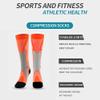 Linghe 4 Pairs Compression Socks for Men and Women, Is Best for Football, Travel, Flight, Athletics, Running, Calf Pressur Support, Nurse 20-25mmHg. (XXL, 01) view 2