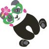 12 Serviettes 3D Funny Panda 33 cm view 1