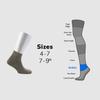 Cosyfeel Women Loose Diabetic Socks | 4-Pack Neuropathy Ankle Socks for Ladies | Super Soft Eco-Friendly Bamboo Material | Durable with Seamless Toe | Multicolour Patterns | 4 Seasons view 3