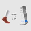 Cosyfeel Women Loose Diabetic Socks | 4-Pack Neuropathy Ankle Socks for Ladies | Super Soft Eco-Friendly Bamboo Material | Durable with Seamless Toe | Multicolour Patterns | 4 Seasons view 3