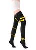 TOFLY Medical Thigh High Compression Stockings for Women & Men, Closed Toe, Opaque, Firm 20-30mmHg Graduated Compression Socks with Silicone Band, Support for Varicose Veins, Edema, Travel,Black 3XL view 1