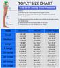 TOFLY Medical Thigh High Compression Stockings for Women & Men, Closed Toe, Opaque, Firm 20-30mmHg Graduated Compression Socks with Silicone Band, Support for Varicose Veins, Edema, Travel,Black 3XL view 2