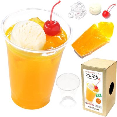 Original Food Sampler (Official) Make Your Own Food Sample Kit, Sanpurun Drink, Vol. 4, Orange Float, Safe Material, Parent-child Crafts, Replica Hood, Handmade, DIY, Freedom Crafts