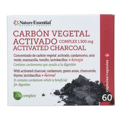 Complex Activated Vegetable Carbon 1500 mg Ext Dry 6