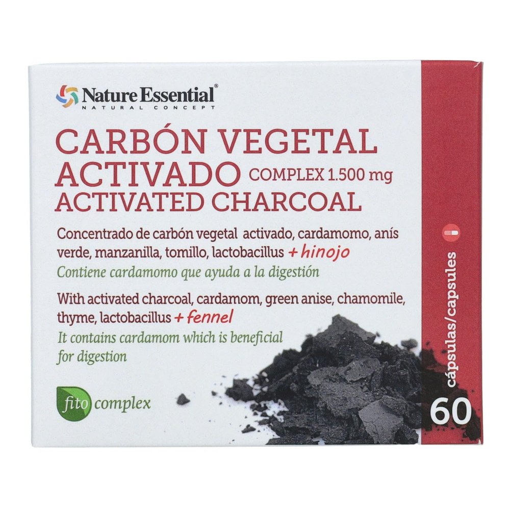 Complex Activated Vegetable Carbon 1500 mg Ext Dry 6