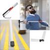 AYNEFY Folding Walking Stick, Reflective Cane for Blind People, Aluminium Alloy, White view 2