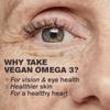 DR.VEGAN High Strength Omega 3 | 1000mg Algae Oil | 300mg DHA & 150mg EPA | Vitamin E | Pure & 3rd Party Tested | 60 Vegan Softgels, 2-A-Day view 3