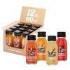 Flawsome! Vitamin & Prebiotic Shots Variety Pack (12x60ml) | Packed with Vitamin C & D & Prebiotic Fibre | Whole Ingredients, Nothing Artificial, No Added Sugar, Vegan | BCorp Certified view 1