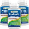 Best Naturals Probiotic 10 Strains 30 Billion Shelf Stable 60 Vcaps  (60 Count (Pack of 3)) view 1