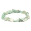 WKXCTS Bracelets 9-12mm Irregular Crystal Beads Bracelet Rough Natural Stone Rose Quartzs Bracelets Blue Lapis Lazuli Energy Bracelet Women Men jewellery (Length : 17CM, Metal Color : Green Fluorite) view 1