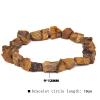 WKXCTS Bracelets 9-12mm Irregular Crystal Beads Bracelet Rough Natural Stone Rose Quartzs Bracelets Blue Lapis Lazuli Energy Bracelet Women Men jewellery (Length : 17CM, Metal Color : Green Fluorite) view 3