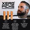 Xero Picks Quit Infused Flavored Toothpicks - Craving Relief (3 Pack of 20 Picks per, Fruit Chill) view 2