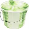 5L Litre High Grade Multipurpose Tie dye Design Bucket Bin With Metal Handle And Lid Storage Container, Hard Wearing Bucket For Food Storage, Garden, Cleaning, Kitchen (Assorted Colours) (6) view 2