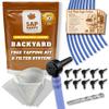 SAP HAPPY SUGARIN SUPPLIES Maple Syrup Whisk Kit - (10) Maple Tree Taps, (10) 3' Food Grade Maple Syrup Tube Drops, (5) D Maple Syrup Filters view 1