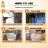 SAP HAPPY SUGARIN SUPPLIES Maple Syrup Whisk Kit - (10) Maple Tree Taps, (10) 3' Food Grade Maple Syrup Tube Drops, (5) D Maple Syrup Filters view 3