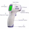 Infrared Medical Forehead Temperature Thermometer, Non-Contact Temperature Thermometer for Adults, Children, Baby, LCD Display Mode with Coloured Indicators, Sound Option, and 32 Memories view 3