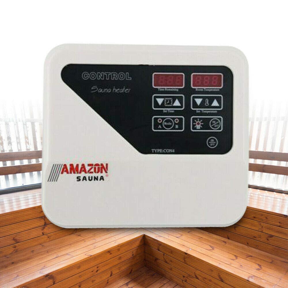 Futchoy Sauna Digital Controller 40-105C Saunaofen Adjustable 3-9KW Sauna Heater with Display External Sauna Control Unit for Sauna Oven