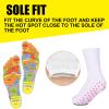 1 Pairs Foot Acupressure Massage Socks, Foot Massage Hyperthermia Socks, Breathable Reflexology Zones Pressure Point Marked Reflection Area Foot Care Schematic Socks, for Men Women Outdoor Skiing view 2
