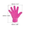 sourcing map Dusting Cleaning Gloves Microfiber Mittens for Plant Blinds Lamp Window, Rose Red 2 Pairs view 2