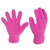 sourcing map Dusting Cleaning Gloves Microfiber Mittens for Plant Blinds Lamp Window, Rose Red 2 Pairs view 4