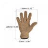 sourcing map Dusting Cleaning Gloves Microfiber Mittens for Plant Blinds Lamp Window, Brown 1 Pair view 2