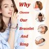 Vicmag Copper Magnetic for Women Ladies Ultra Strength Magnets Bracelet with 3500 Gauss Effective for Women with Gift Box & Removal Tool(Crystal Design)(Copper) view 2