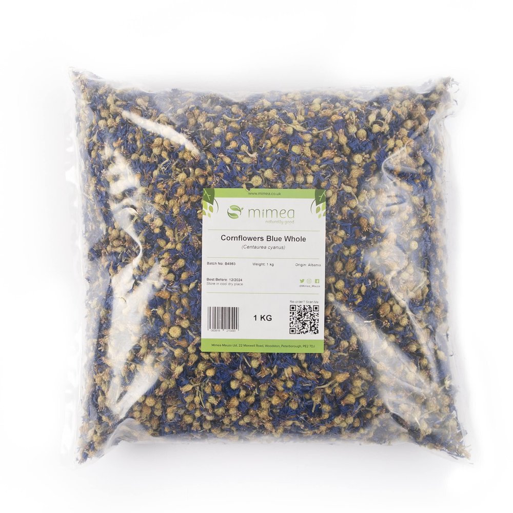 Mimea Cornflowers Blue Whole | 5kg | Quality Ingredients | Great Addition to Teas and Crafts | Rich in Natural Antioxidants | Plant Based Nutrients