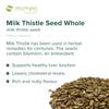 Mimea Milk Thistle Seeds Whole | 1kg | Quality Ingredients | Natural | No Additives | Liver Support view 2