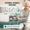 Lunderg Bed Assist Rail for Seniors with Motion-Activated Light & Non-Slip Grab Bar - Easy to Install Bed Rails for Elderly Adults Safety & Post-Surgery - Helps Reduce Falls & Support Independence view 2
