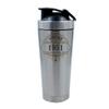 Getagift 500ml Aluminium Shaker Bottle for Supplement Shakes - Easy Clean, Durable Cup Personalised Birthday Vintage 1951 100% original parts. Silver view 1