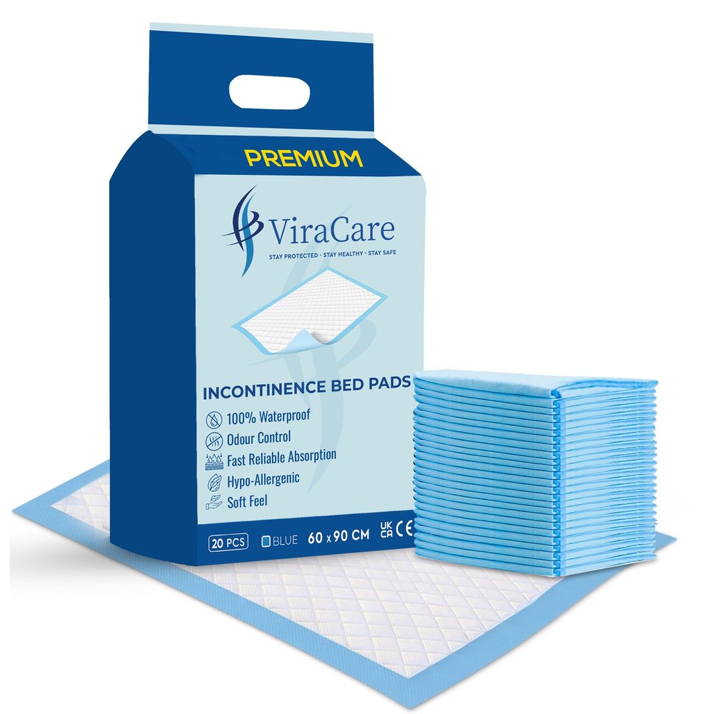 120 x Incontinence Pads 60 x 90 cm | Disposable Bed Mats for Incontinence | Bed Protectors Kids & Maternity | (6 Packs of 20)
