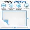 120 x Incontinence Pads 60 x 90 cm | Disposable Bed Mats for Incontinence | Bed Protectors Kids & Maternity | (6 Packs of 20) view 4