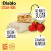 Diablo Yoghurt & Muesli Bar  No Added Sugar Healthy Snacks Breakfast Bar Sweetened with Maltitol, Low Sugar Snacks Food, Great for Gifting, Work, School, or Travel  Strawberry, 30g Each (Pack of 2) view 3