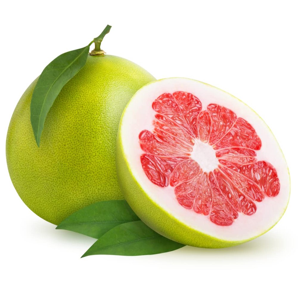 Red Pomelo 4 Pack  Fresh Large Citrus Fruit, Sweet & Juicy, Ideal for Salads, Desserts & Juicing