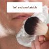Shaving Brush, Beard Cleaning Brush, Professional Shaving Brush for Home Hair Salon, Portable Facial Hair Shaving Brush with Wood Handle, Hair Brush Tool Valentine's Day for Men view 4