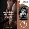 Warrior Whey Protein Powder | High Protein Shake up to 36g for Muscle Growth, Recovery & Lean Muscle | Low Carb, Low Fat, Low Sugar | Gym & Fitness Protein Supplement |Double Chocolate 2kg view 3