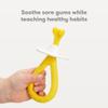 Frida Baby Training Toothbrush | Baby Toothbrush for 6-18 Months, Easy-Grip Handle, Triple Angle Bristles view 2