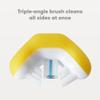Frida Baby Training Toothbrush, 18-24 Months, Easy-Grip Handle, Triple Angle Bristles, Soft Toothbrush Bristles, Stay-Put Suction Cup view 3