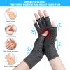 ACWOO Arthritis Gloves, Compression Gloves Therapy for Arthritis Pain Relief, Hand Fatigue, Anti-Slip Fingerless Design for Women and Men, Provide Support for Hands and Finger Joint, Grey(S view 4