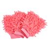 sourcing map Microfiber Chenille Mitts Reusable Scratch-Free Cleaning Gloves Wash Sponge for Home Kitchen, Pink Pack of 3 view 1
