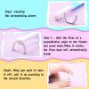 3 Pieces Reusable Dental Floss Handle with 300 Pieces Refill Heads Unflavored Colorful Floss Interdental Toothpick Flosser for Adults and Kids Teeth Cleaning, 3 Colors view 3