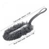 sourcing map Microfiber Duster Reusable Feather Duster for Window, Furniture, Computer, Keyboard, Home, Office, Gray, Pack of 2 view 2