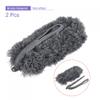 sourcing map Microfiber Duster Reusable Feather Duster for Window, Furniture, Computer, Keyboard, Home, Office, Gray, Pack of 2 view 3